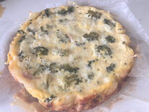 はねだしブロッコリーでキッシュ＿野菜おすそ分け文化のある地方での暮らし